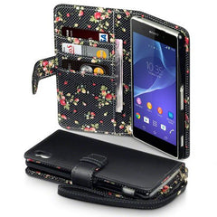 Cover en Leather Tipo Cartera Terrapin Premium PU Para Sony Xperia Z2